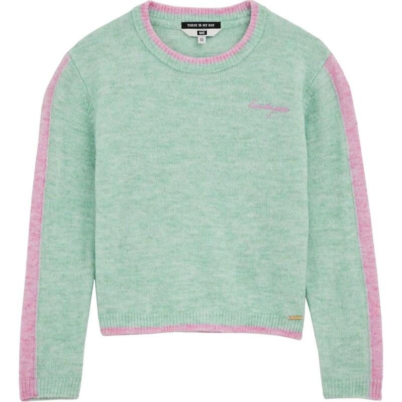 WE Fashion Sveter mätová / ružová 67298620