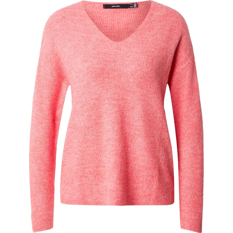 VERO MODA Sveter VMLefile koralová 67318023