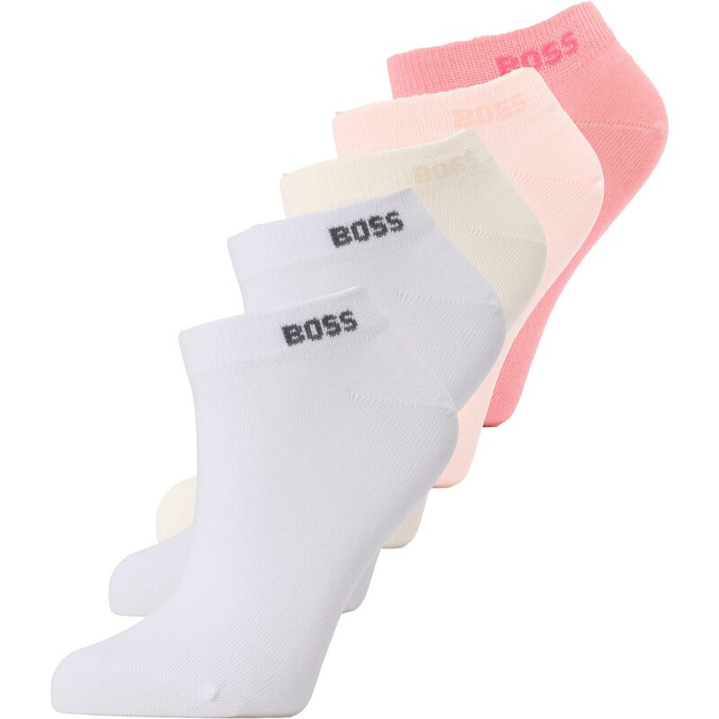 BOSS Ponožky pastelovo žltá / marhuľová / ružová / biela 67298695