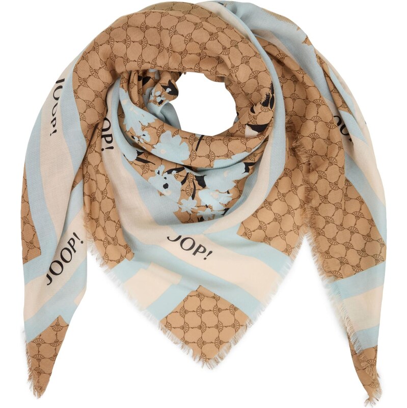 JOOP! Šatka Adalia béžová / svetlomodrá / svetlohnedá 67298705