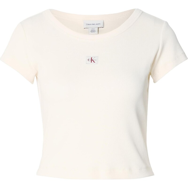 Calvin Klein Jeans Tričko šedobiela 67298763