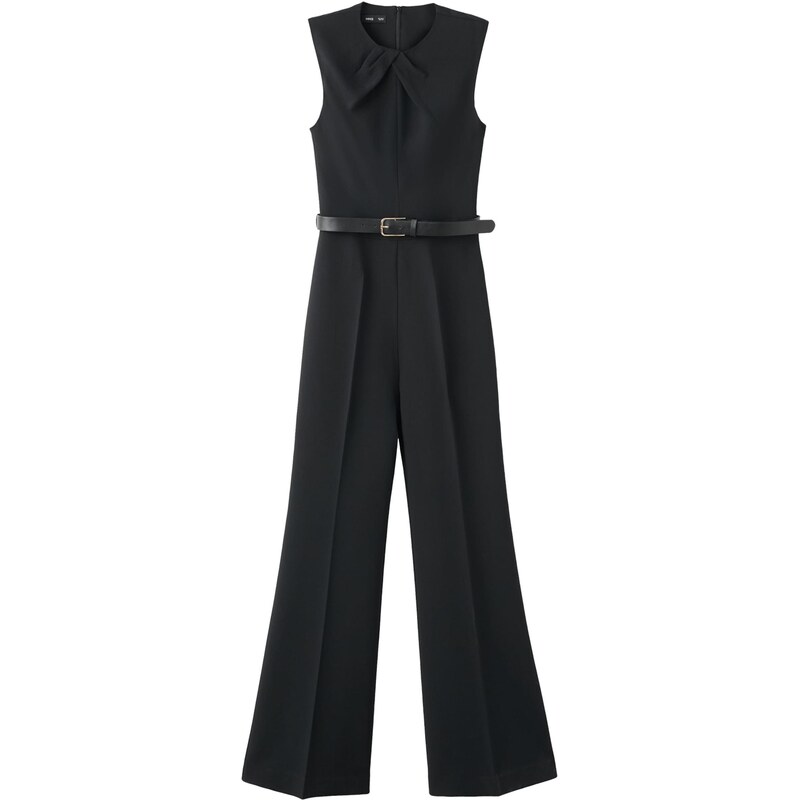 MANGO Overal Sabina čierna 67298777