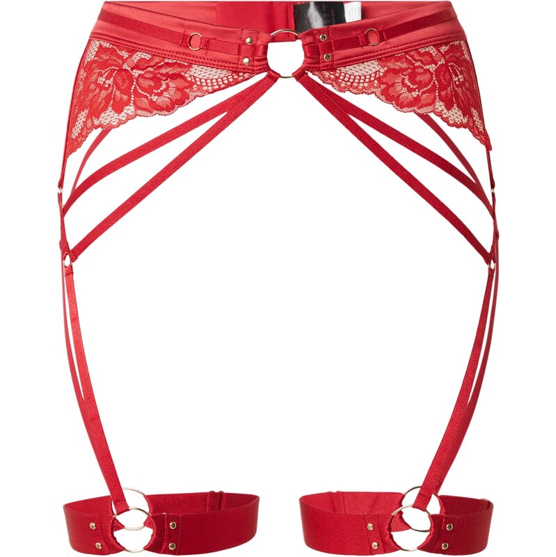 Hunkemöller Podväzky Emmeline červená 67298913