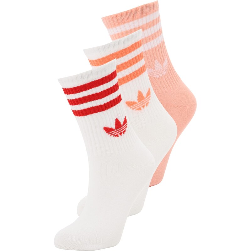 ADIDAS ORIGINALS Ponožky oranžová / broskyňová / červená / biela 67299081
