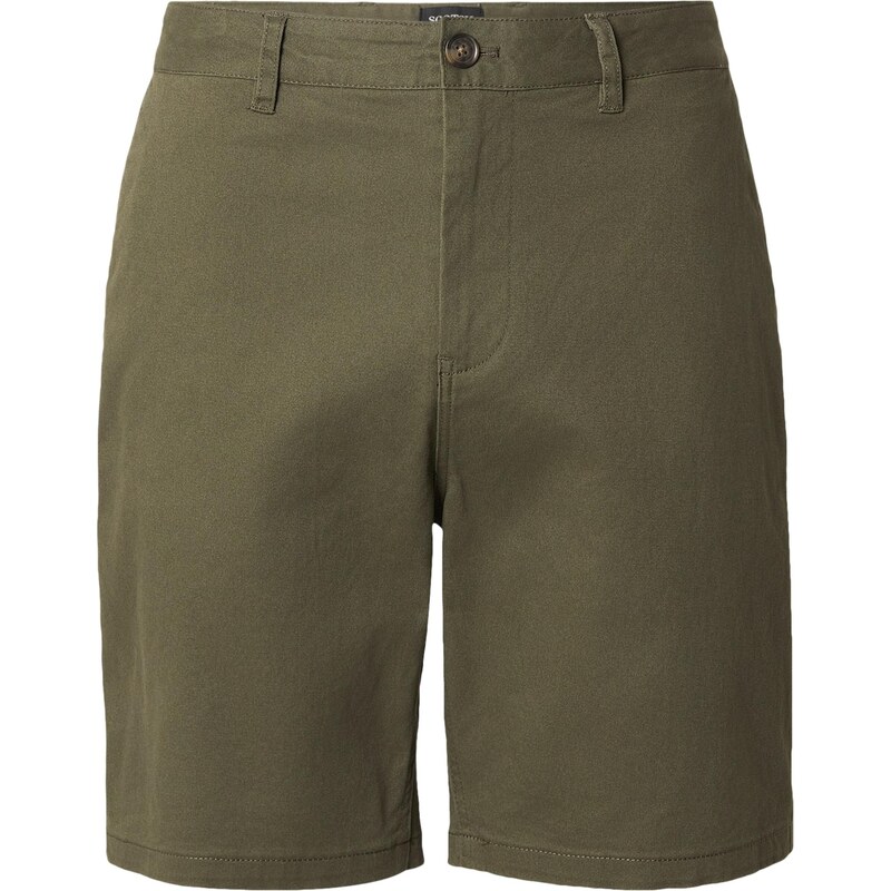 SCOTCH & SODA Chino nohavice Stuart kaki 67298969