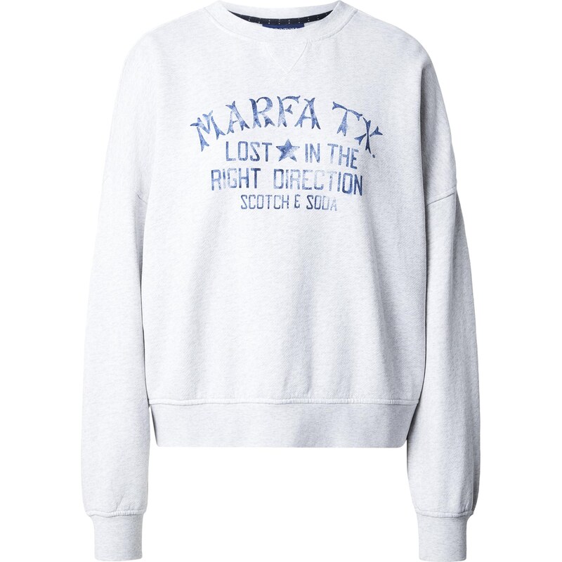 SCOTCH & SODA Mikina modrá / svetlosivá 67298973