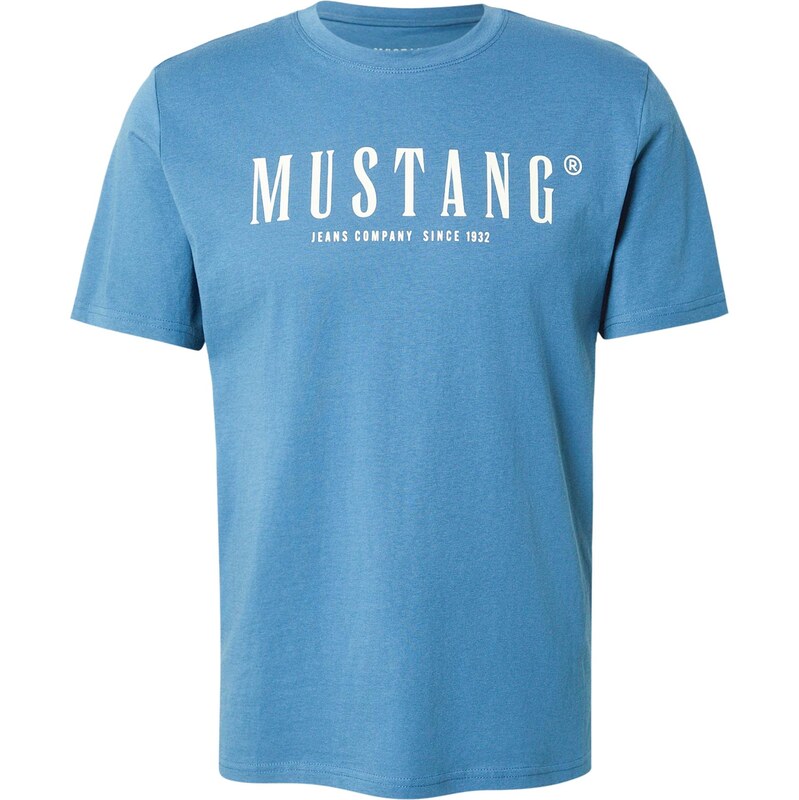 MUSTANG Tričko AUSTIN modrá / biela 67298975