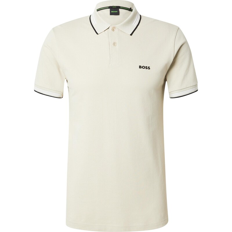 BOSS Tričko Paul krémová / čierna / biela 67299055
