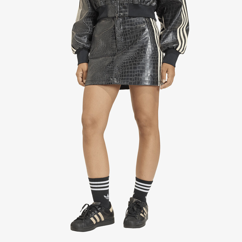 adidas Originals Sukňa adidas Pleather Skirt Black 10 67300585