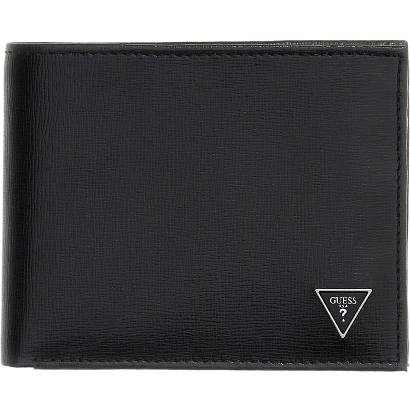 Guess Pánska kožená peňaženka SMCSLELEA20-BLA 67299279