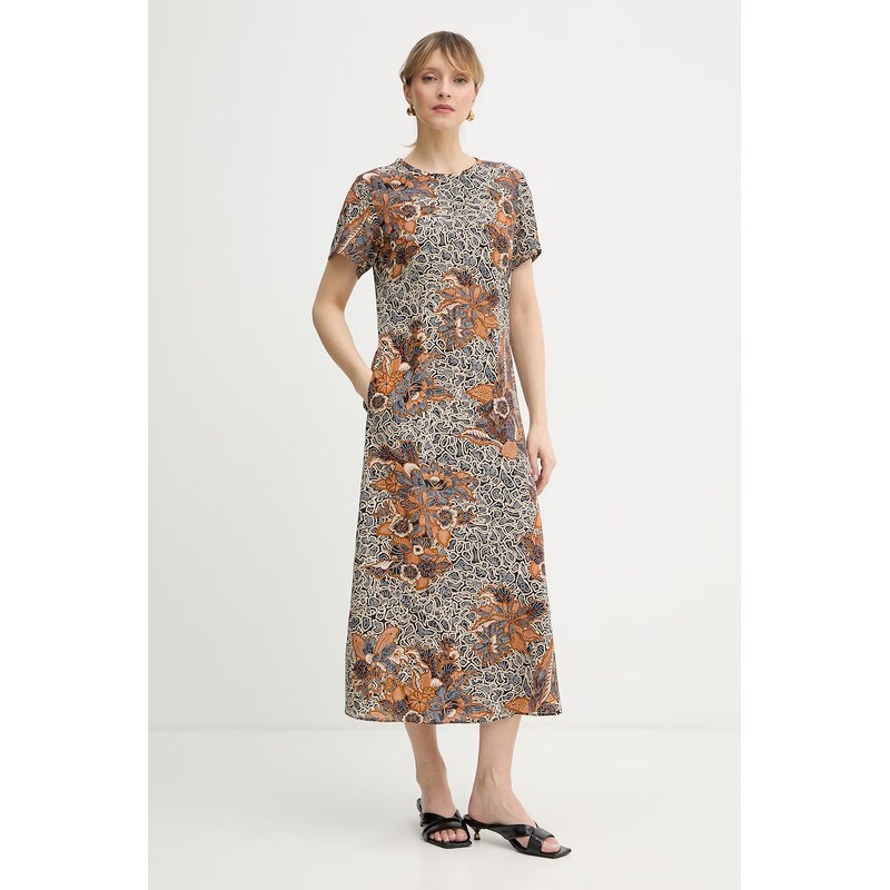 Hodvábne šaty Weekend Max Mara CRESPO 67227561