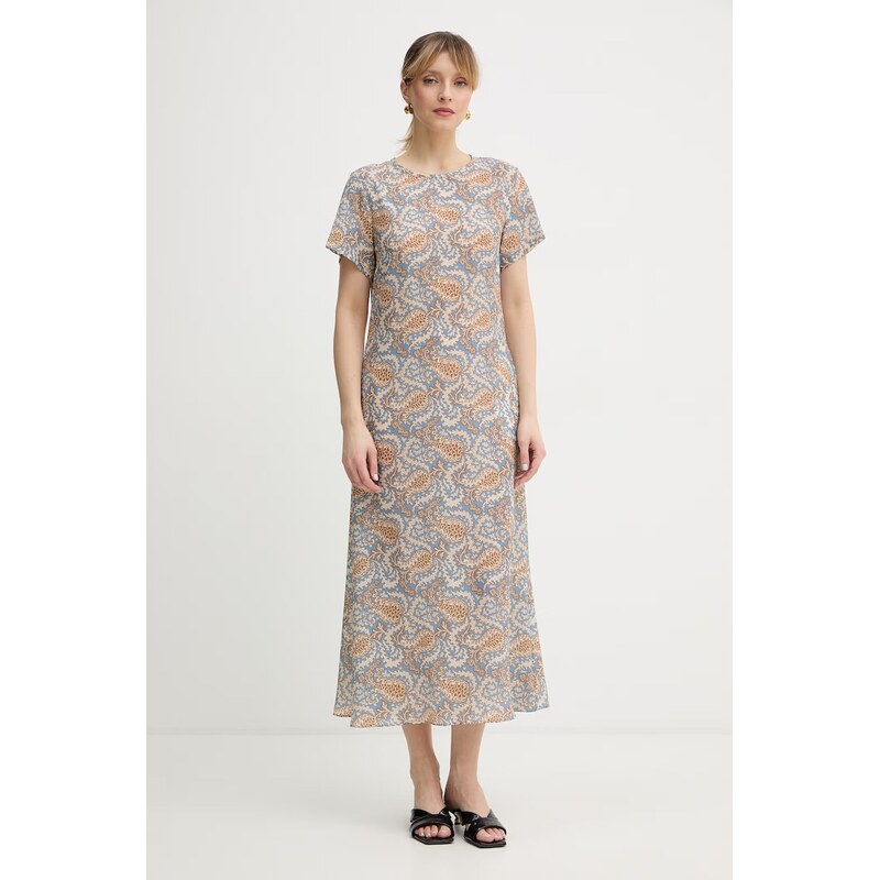 Hodvábne šaty Weekend Max Mara CRESPO 67227562