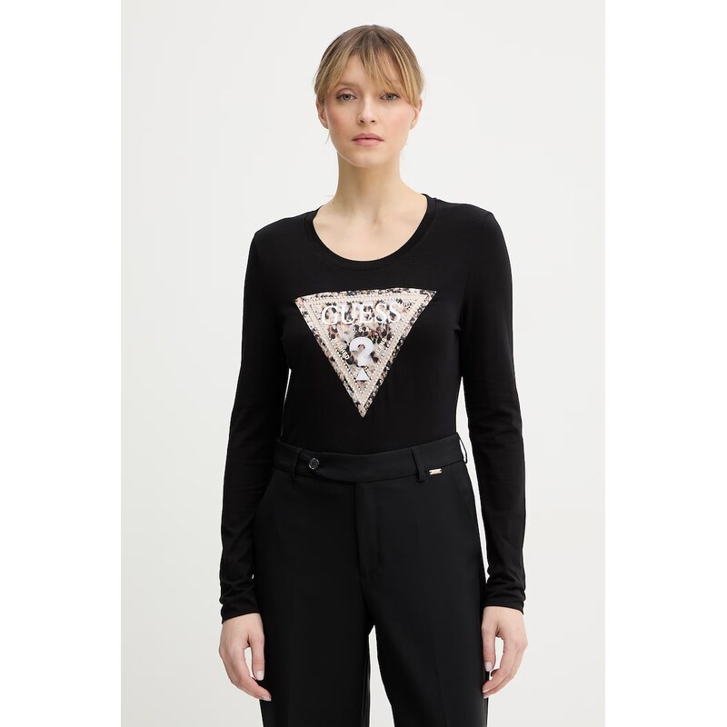 Tričko s dlhým rukávom Guess LEO 67235171