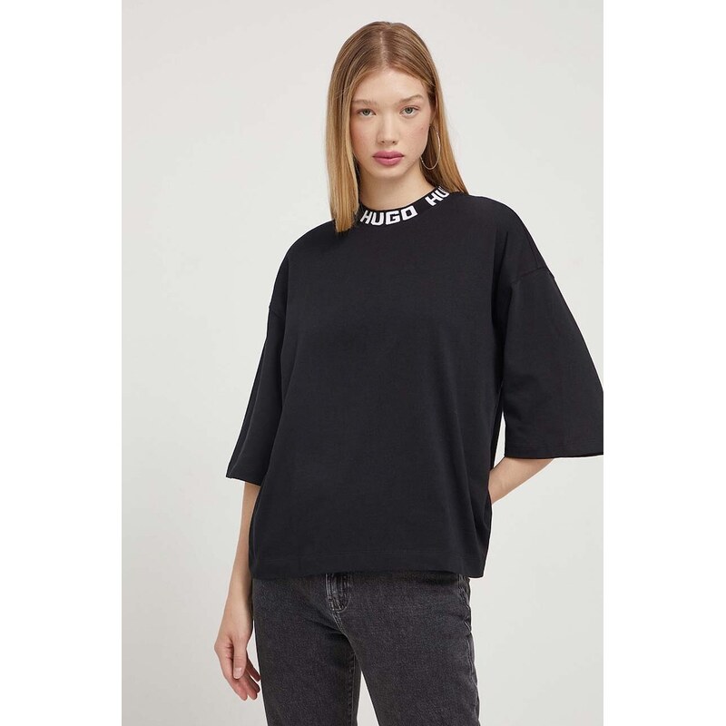 Bavlnené tričko HUGO Dinaya 67277351
