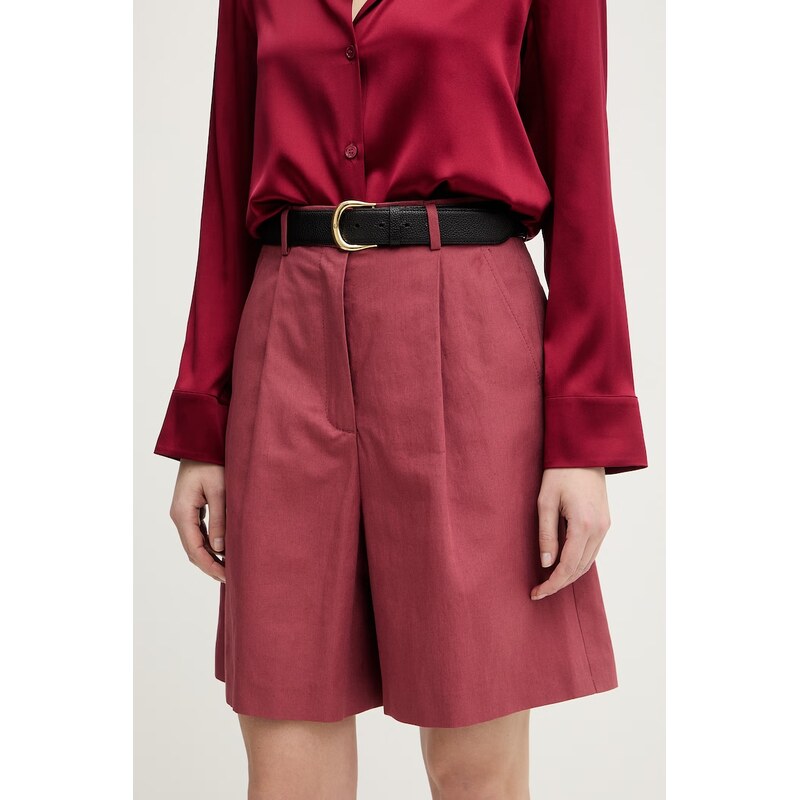 Šortky s prímesou ľanu Weekend Max Mara ECUBA 67277730