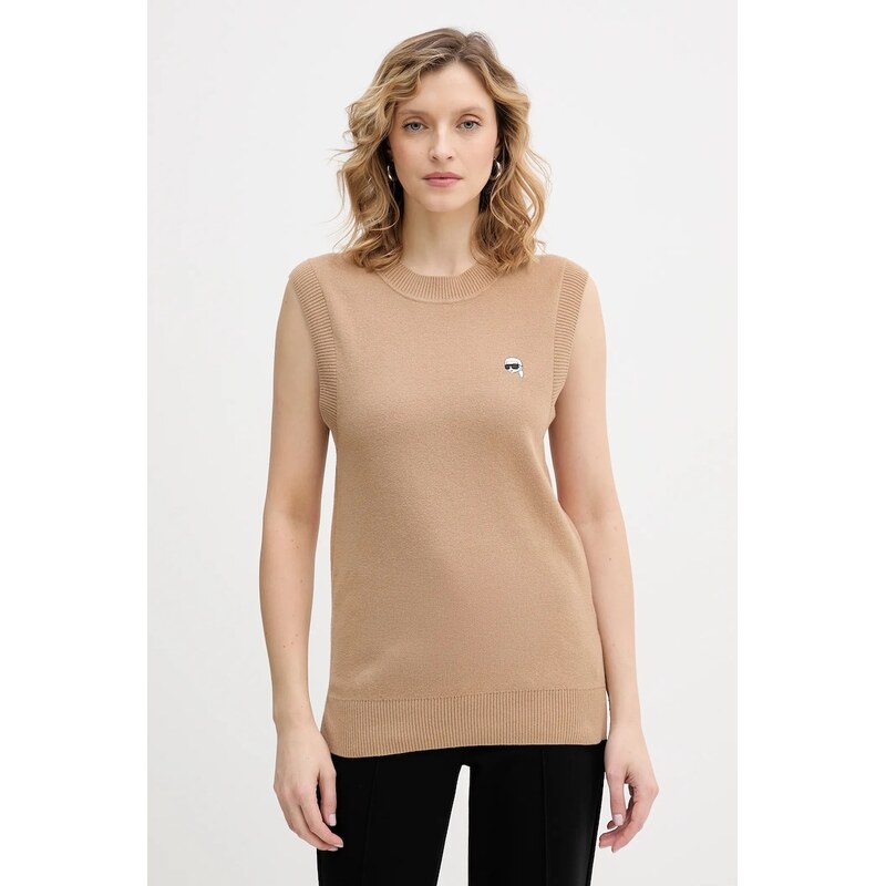 Bavlnená vesta Karl Lagerfeld IKON 66976390