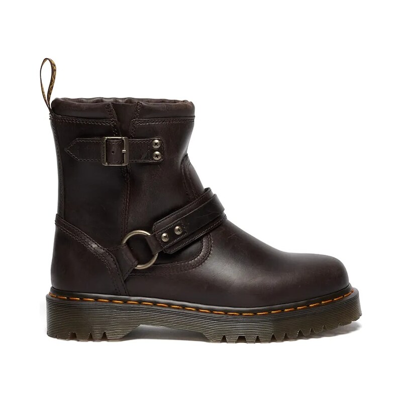 Kožené členkové topánky Dr. Martens Anistone Harness 66816543