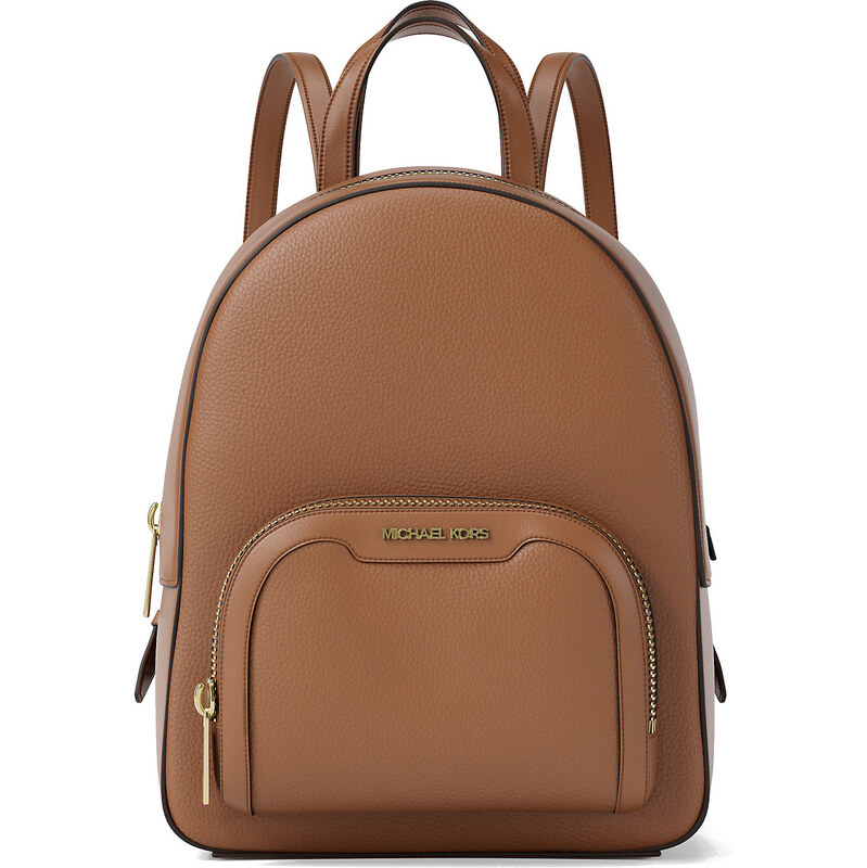 Michael Kors kožený batoh Jaycee hnědý 67316135