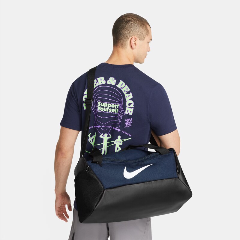 Nike Brasilia Training Duffel Bag (Small, 41L) - Blue - Polyester 67913645