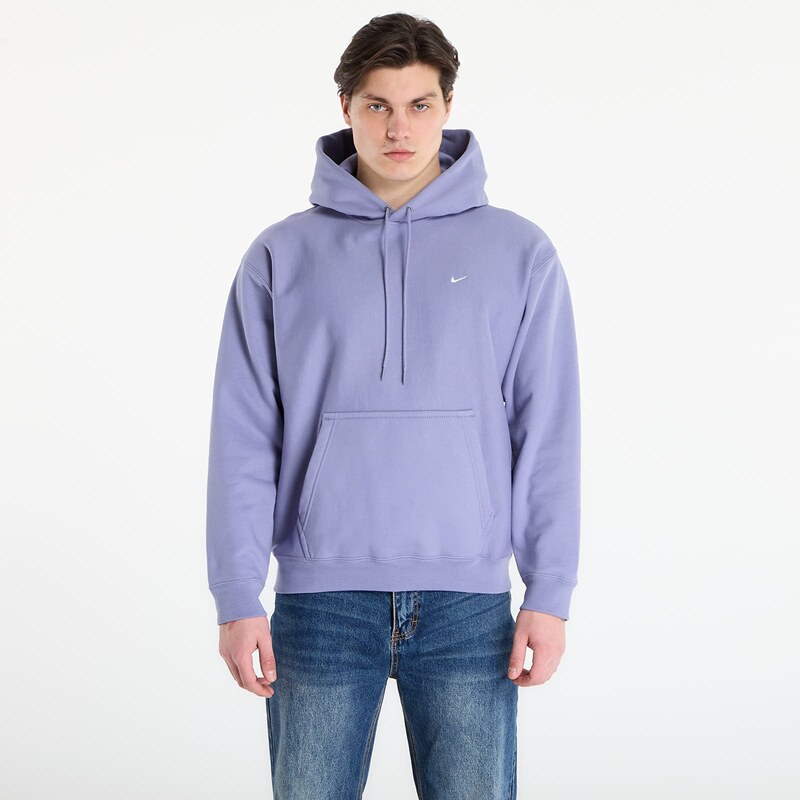 Mikina Nike Solo Swoosh Mens Pullover Hoodie Iron Purple/ White L 67307578