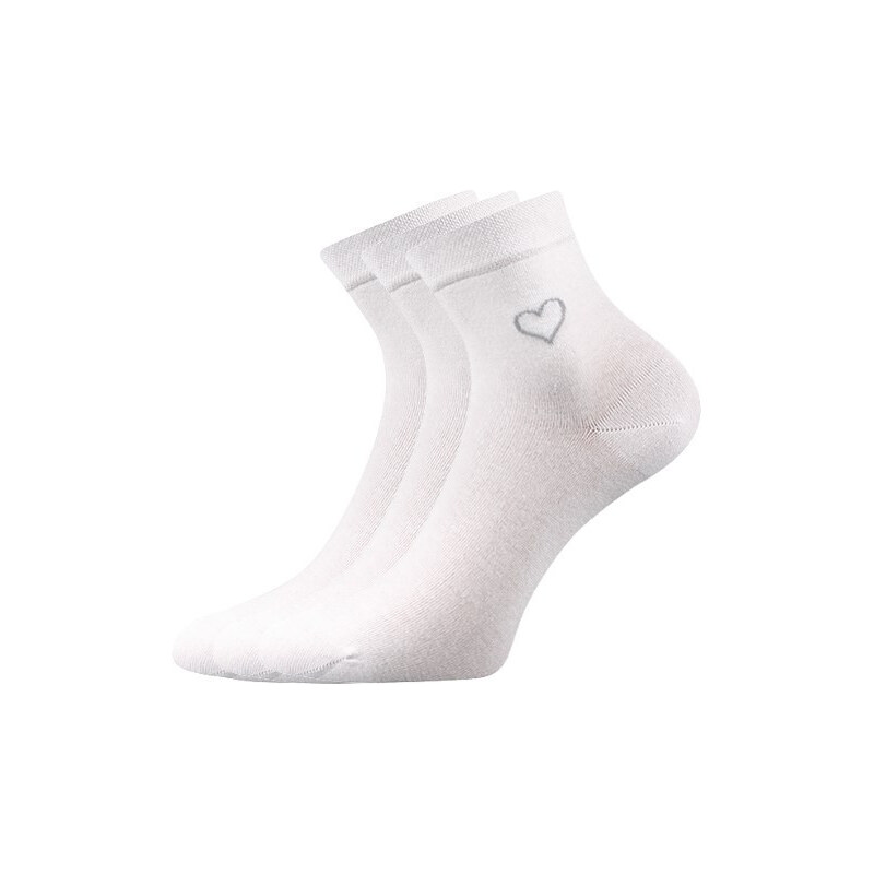 3PACK ponožky Lonka biele (Filiona) 67169126