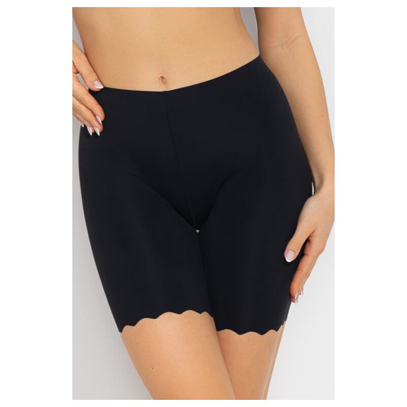 Mitex Sťahovacie predĺžené bezšvové nohavičky Feel Good Bermuda čierne 67546978