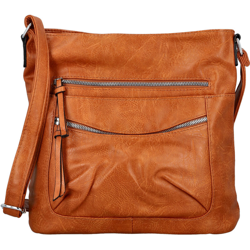 Dámska crossbody kabelka hnedá - Firenze Ganna hnedá 67354066