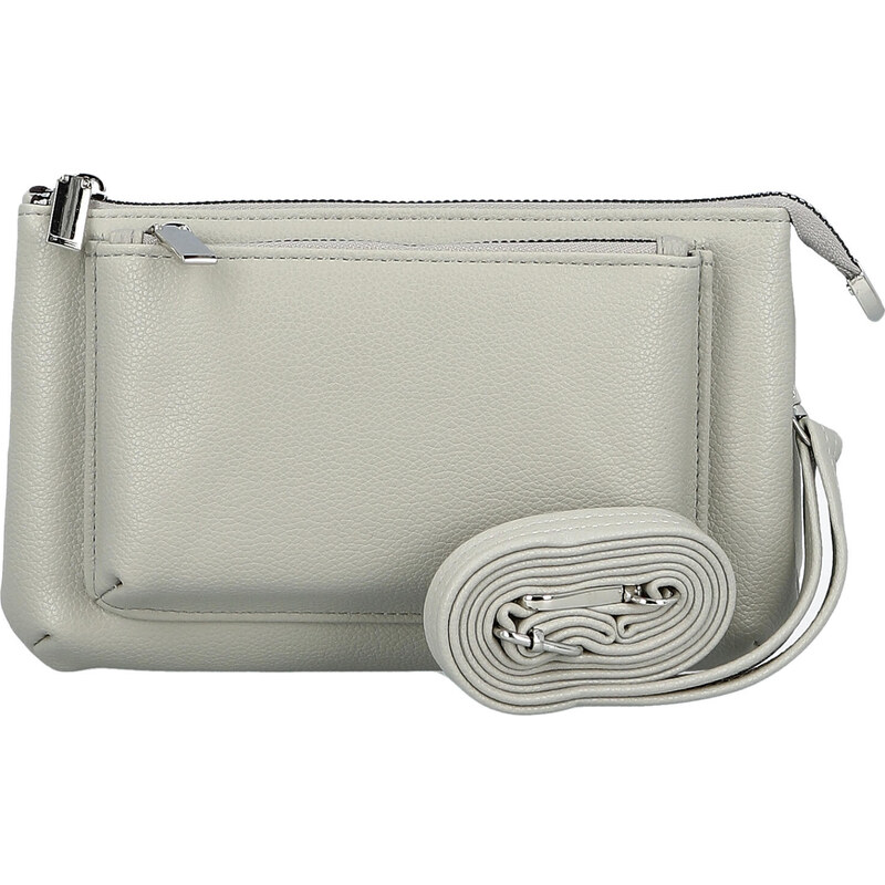 Dámska crossbody kabelka svetlo šedá - Firenze Hailey šedá 67354091
