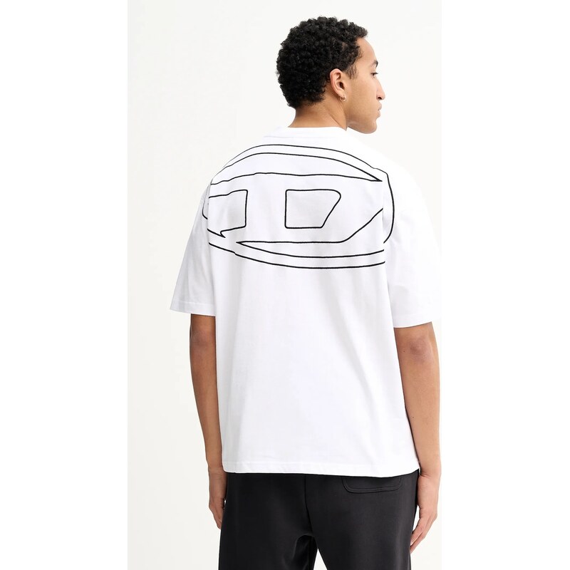 Bavlnené tričko Diesel T-BOGGY-MEGOVAL-D 64345938