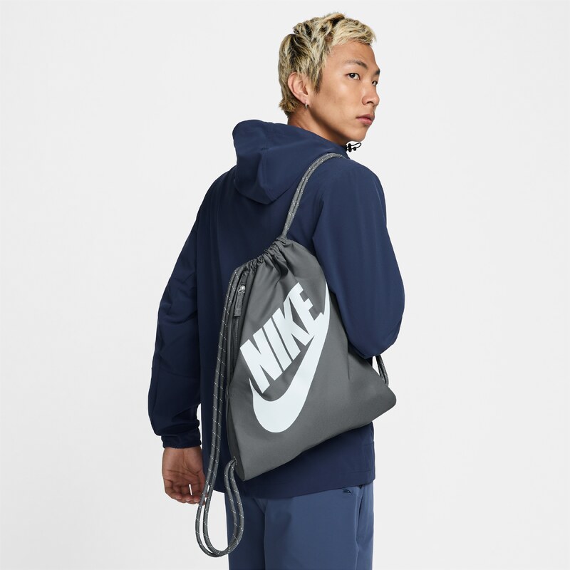 Nike Heritage Drawstring Bag (13L) - Grey - Polyester 67914509