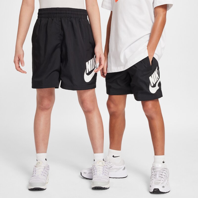 Nike Club Older Kids 15cm (approx.) Woven Shorts - Black - Polyester 67914953