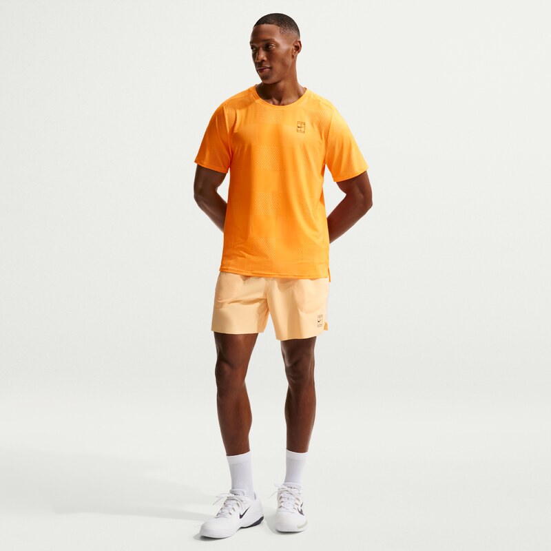 NikeCourt Advantage Mens Dri-FIT 15cm (approx.) Tennis Shorts - Orange 67916699