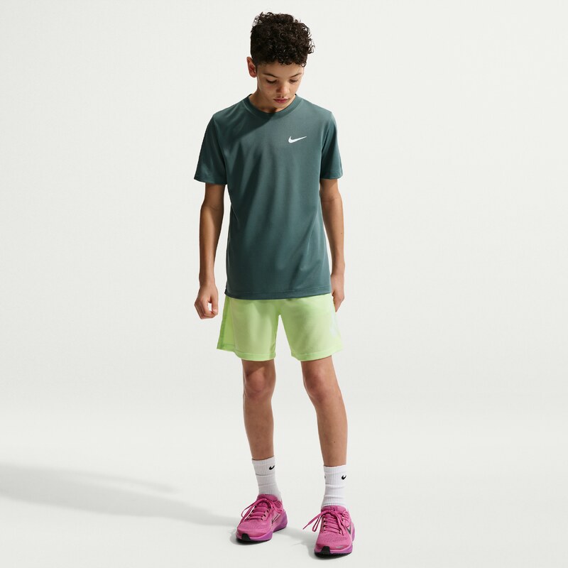 Nike Multi Older Kids (Boys) Dri-FIT Training Shorts - Green - 67919237