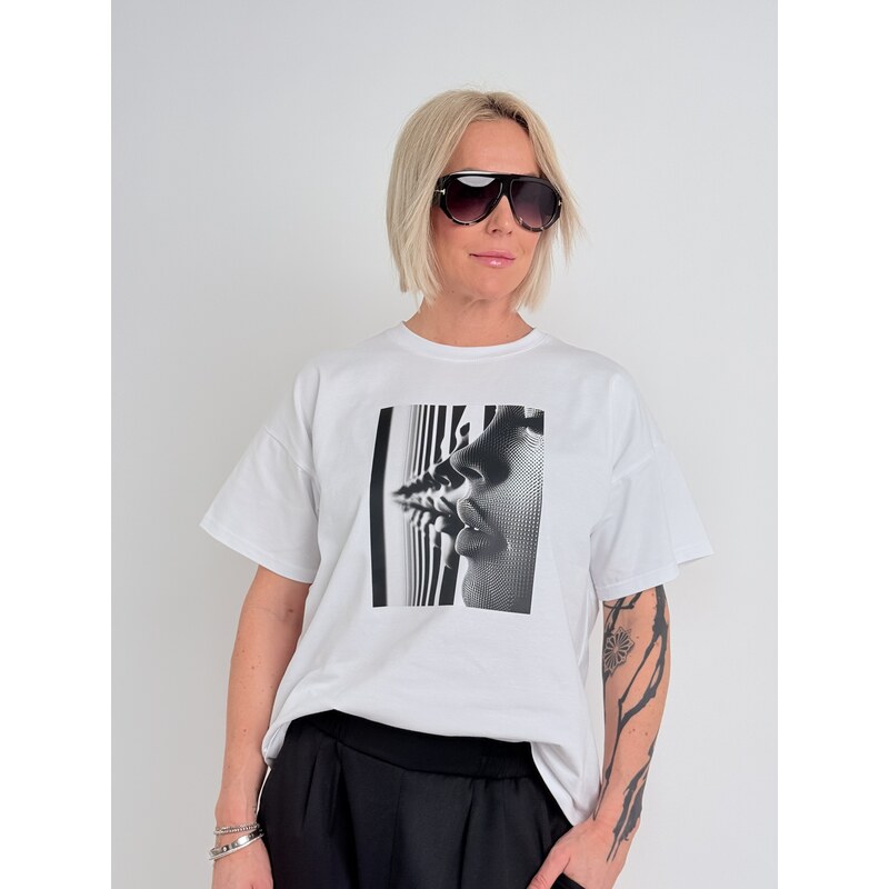 MADAME SUE Biele tričko SUE 67309971