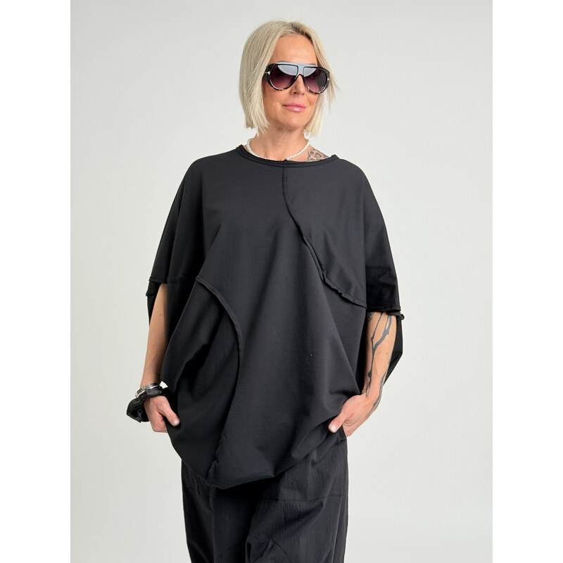 WENDY TRENDY Čierna tunika CAPSLE 67309972