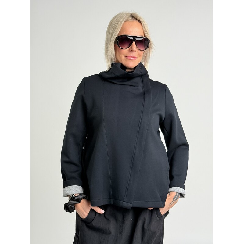 WENDY TRENDY Čierne sako ERMA 67309979