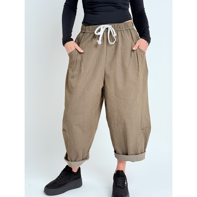 Voga Móda Khaki nohavice MISTY 67309991