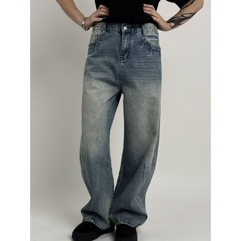 Voga Móda Modré džínsy CHOICE 69226 67309997