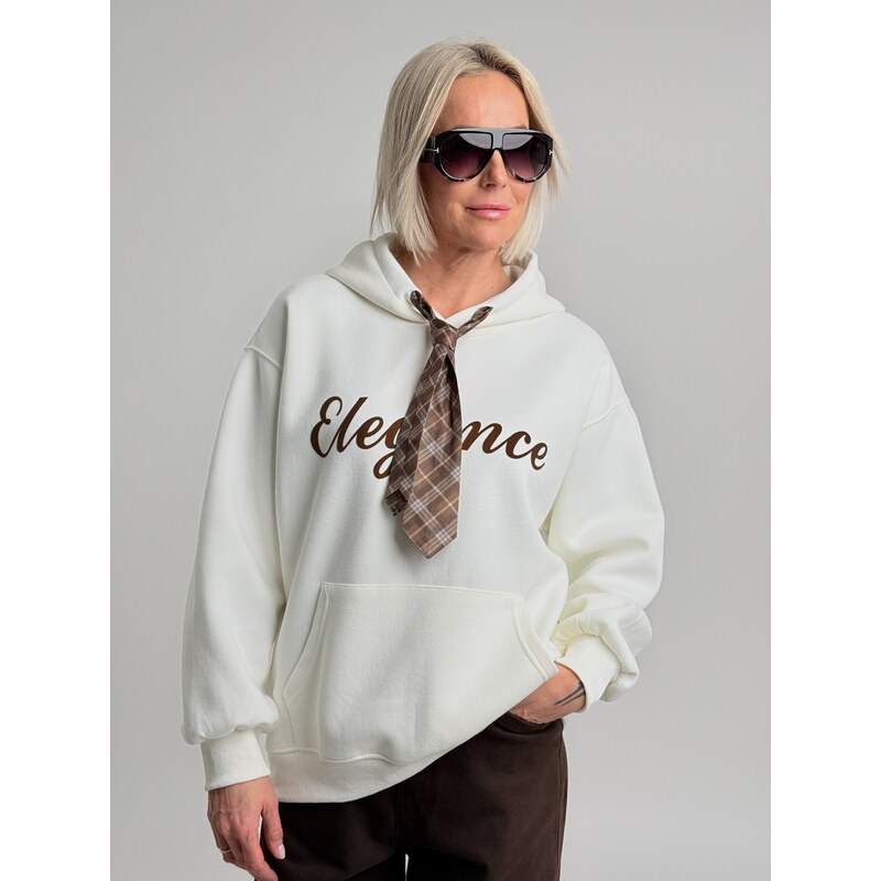 Voga Móda Krémová mikina ELEGANCE 67310004