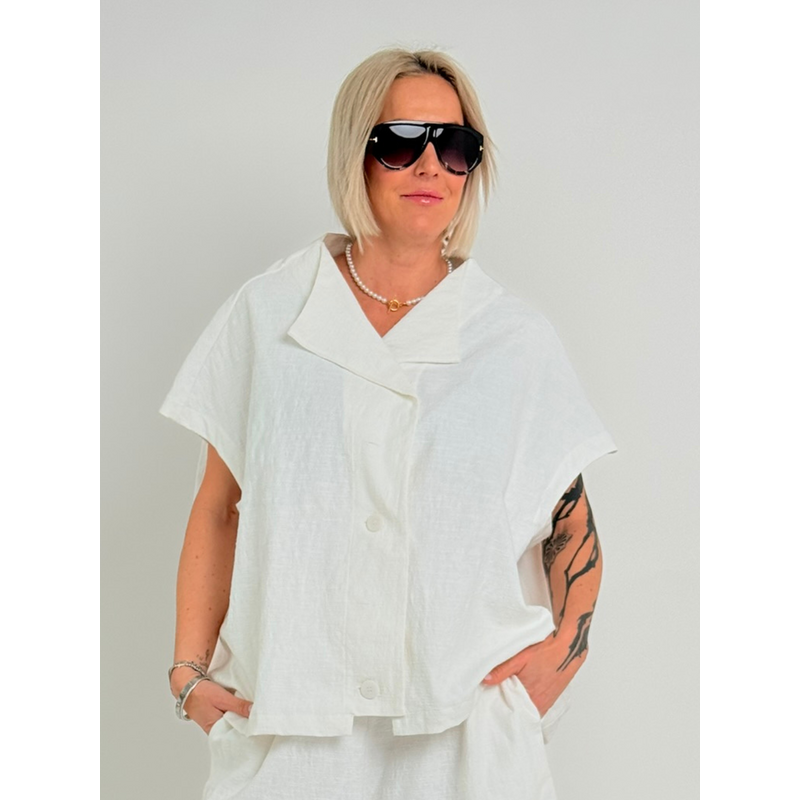 TOSCANA Krémová vesta BENJI 67310005