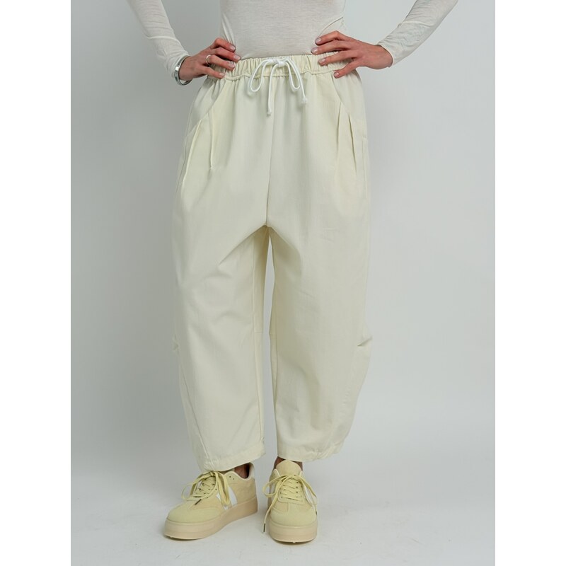 Voga Móda Krémové nohavice MISTY 67310007