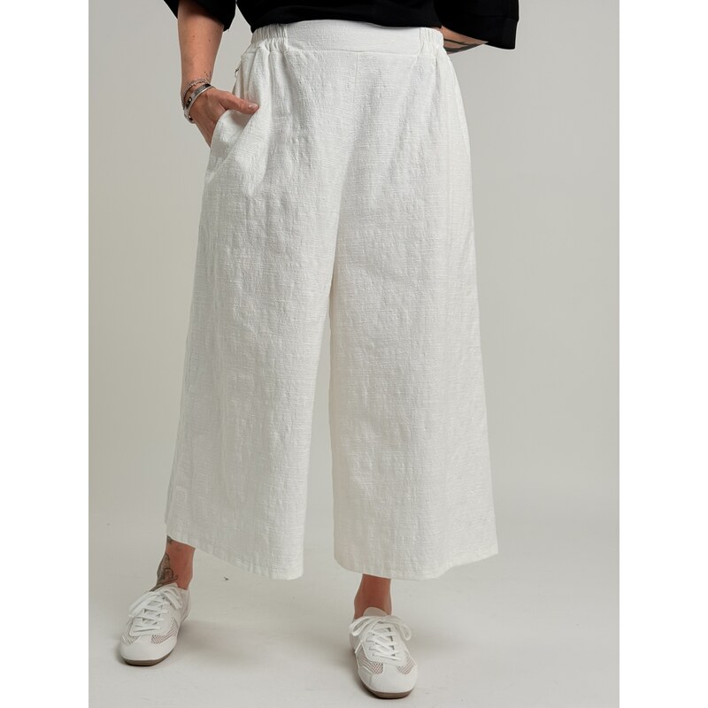 DOLCE VITA Krémové široké nohavice WAYO 67310008