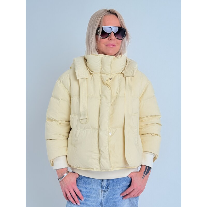 Voga Móda Svetložltá bunda BALANCE 67310011