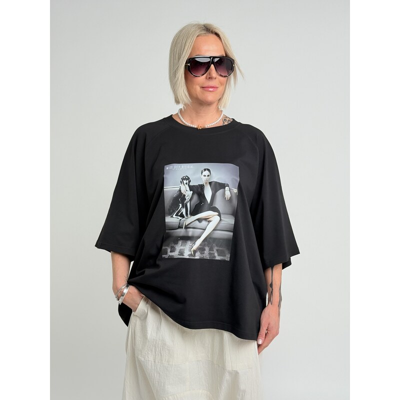 Miss City Official Čierne tričko KISS 67310026