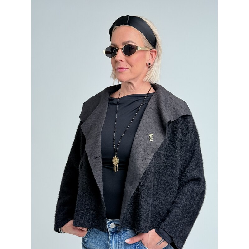 Miss City Official Čierny kabátik HELIUM 67310029