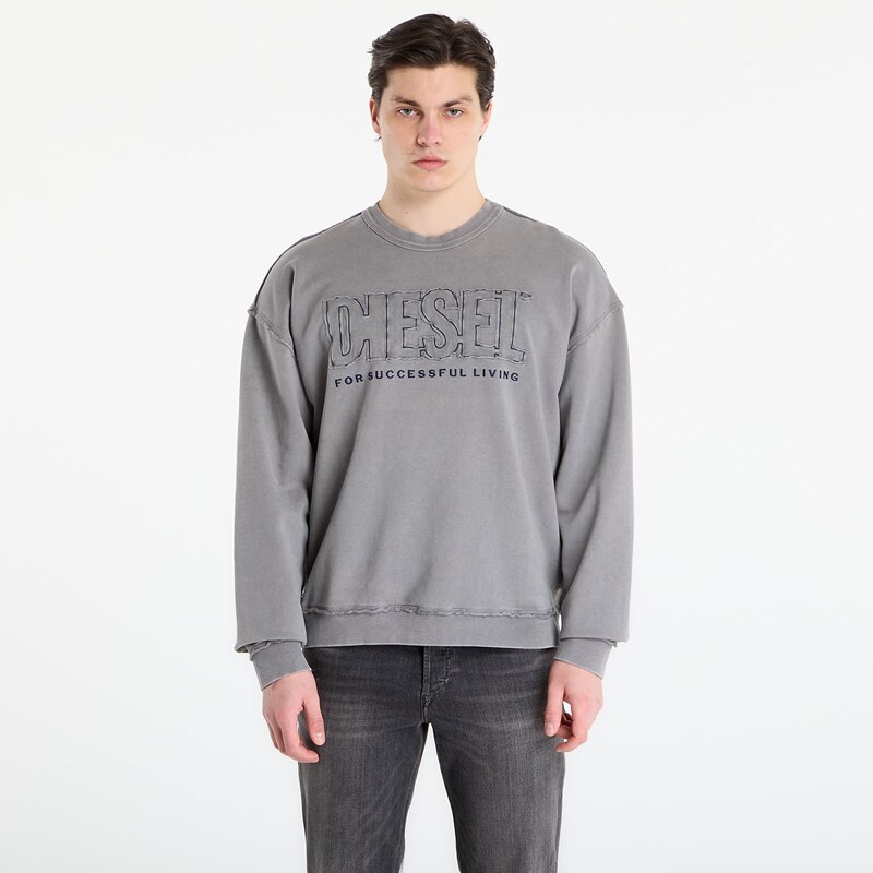 Tričko DIESEL S-Boxt-Raw-V1 Sweat-Shirt Steeple Gray M 67425750