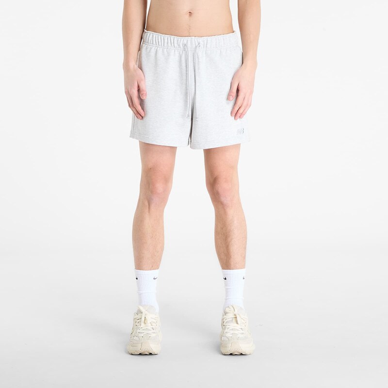 Šortky New Balance Athletics French Terry Short 5 Ash Heather L 67310345