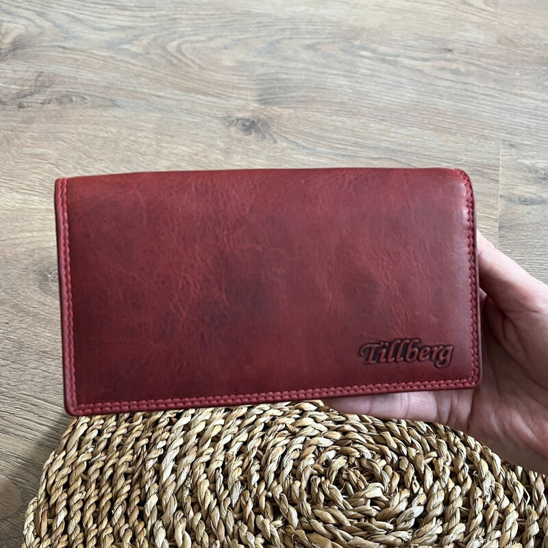 Tillberg Dámska kožená peňaženka červená BRETTA 66675917