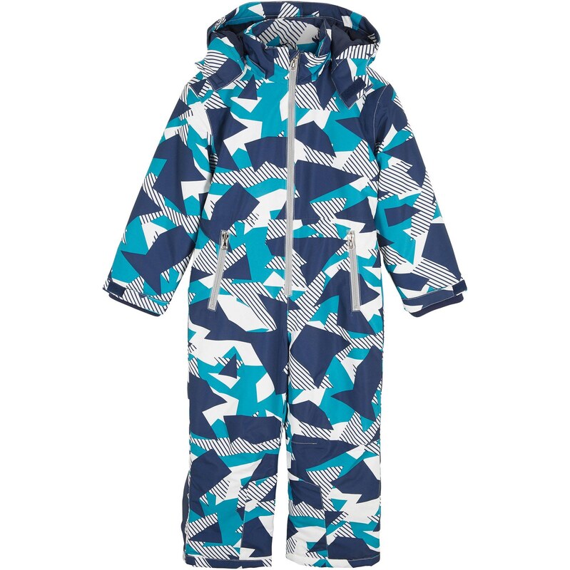 bonprix Zimný overal, nepremokavý a priedušný, farba modrá 44791290