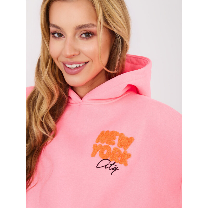 Factory Price Ružová mikina s kapucňou New York City 67313511